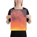 Foto Poster Wolken on Fire